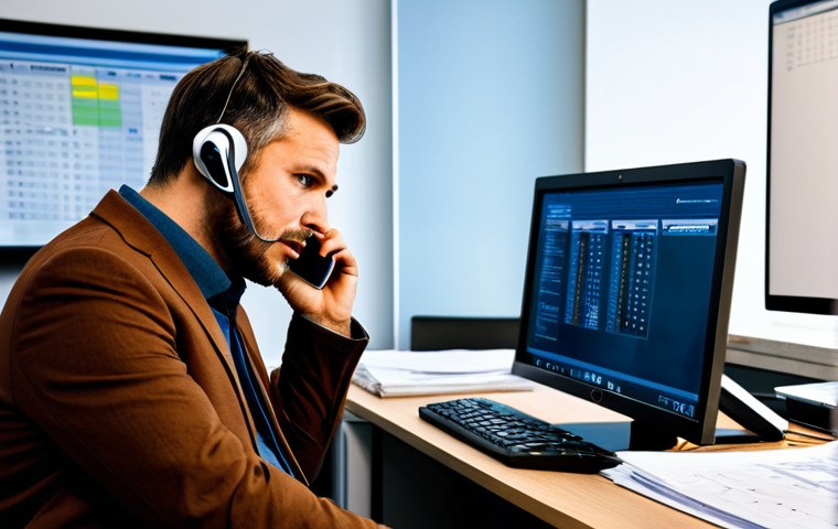 공연기획사의 업무량과 워라밸 - Concert Planning Stress**
"A fully clothed professional event manager in a modern office, looking s...